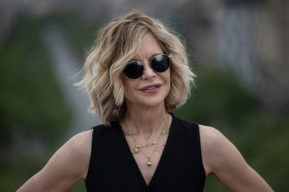 Meg Ryan, en Barcelona.
