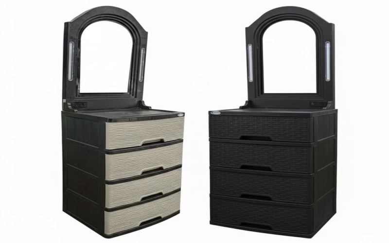 Tocador Glamour: funcionalidad y organización garantizada para tu rutina